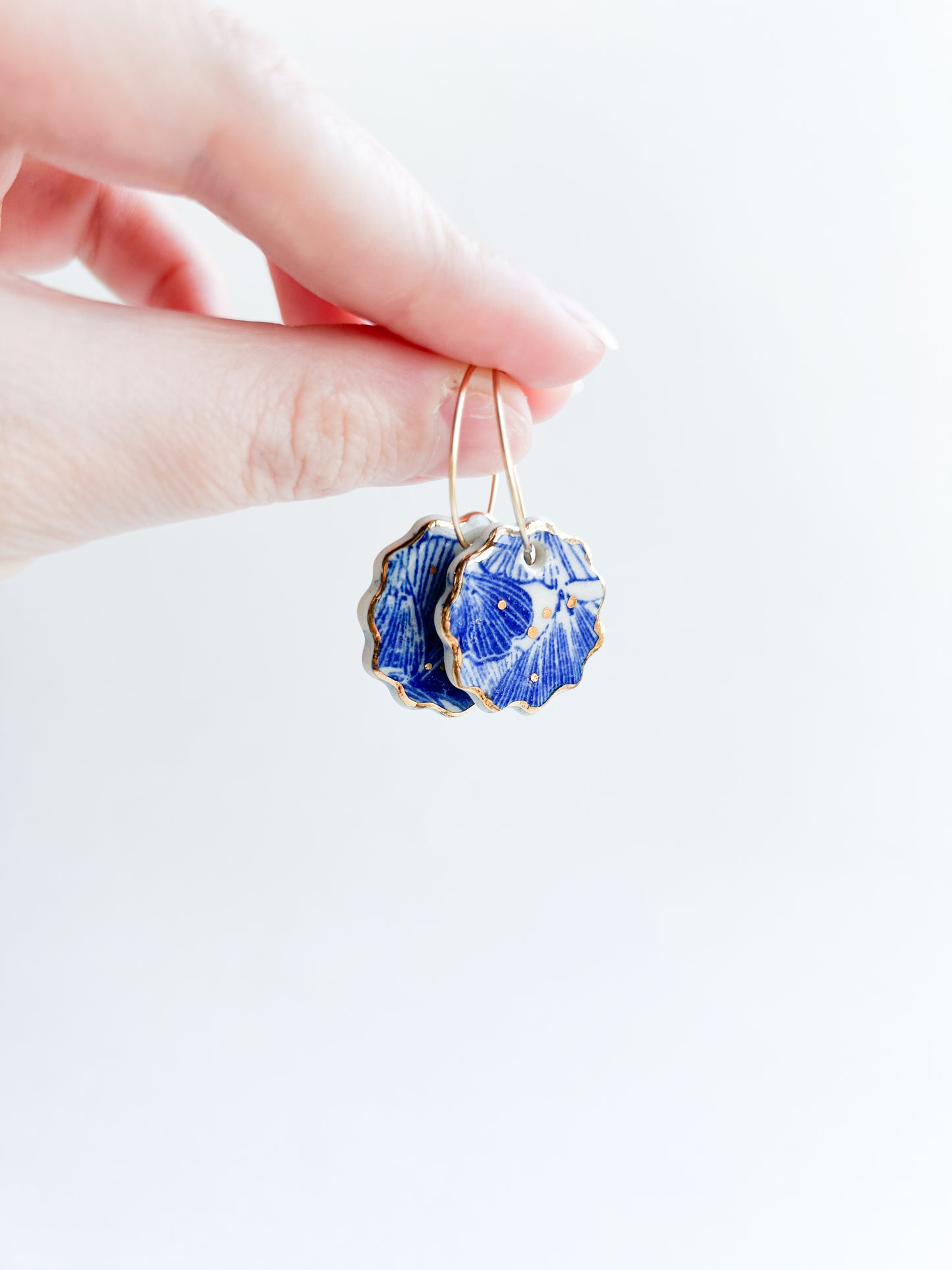 earrings, ceramic jewelry, ceramic earrings, porcelain earrings