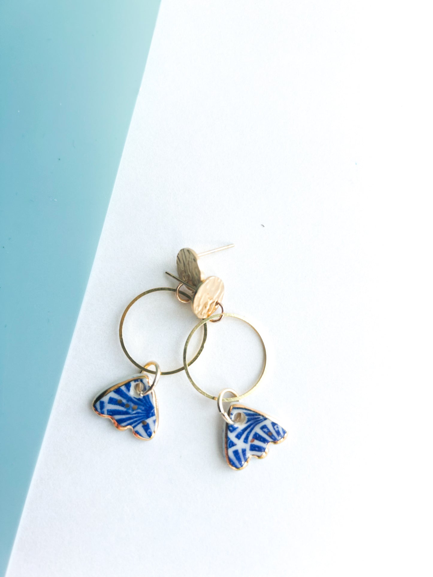 earrings, ceramic jewelry, ceramic earrings, porcelain earrings