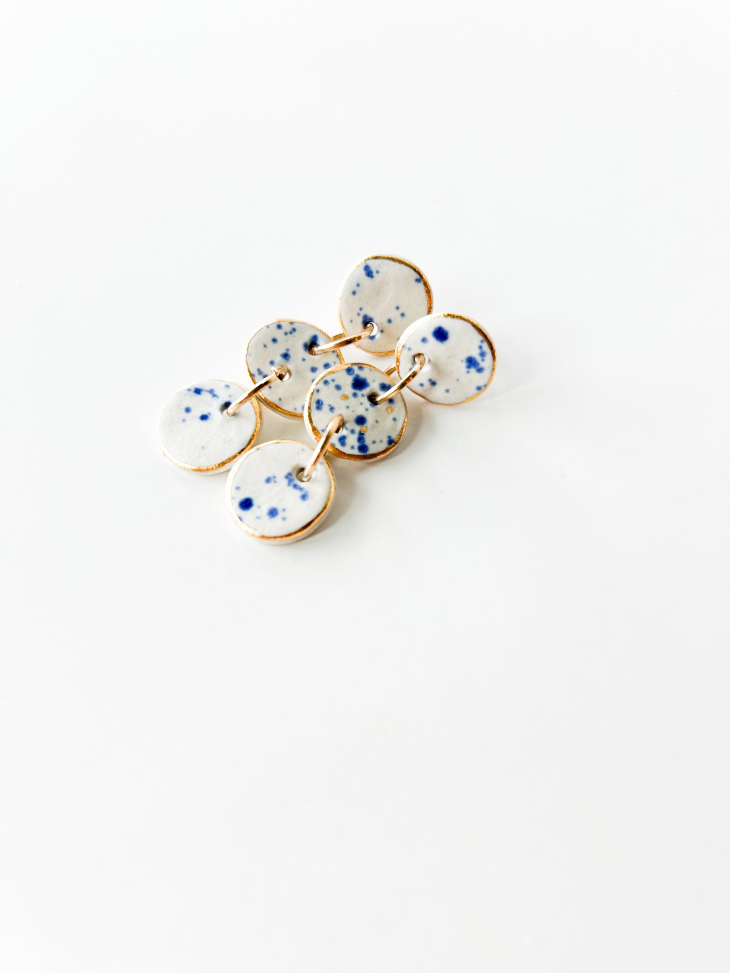 ceramic jewelry, ceramic hoops, porcelain jewelry