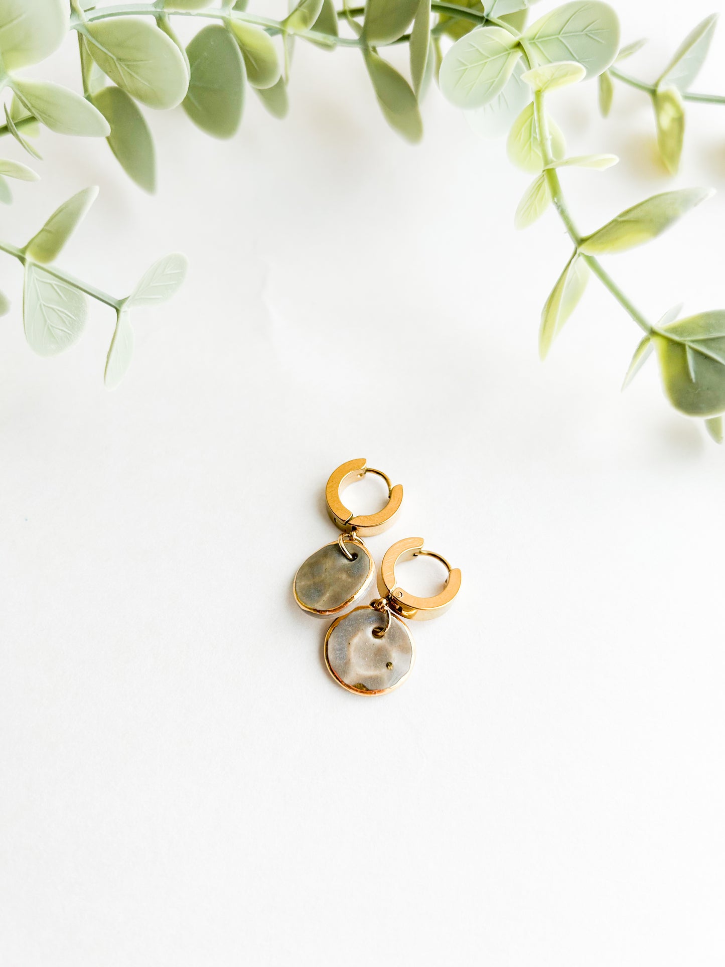 ARGOLLITA EARRINGS TAUPE