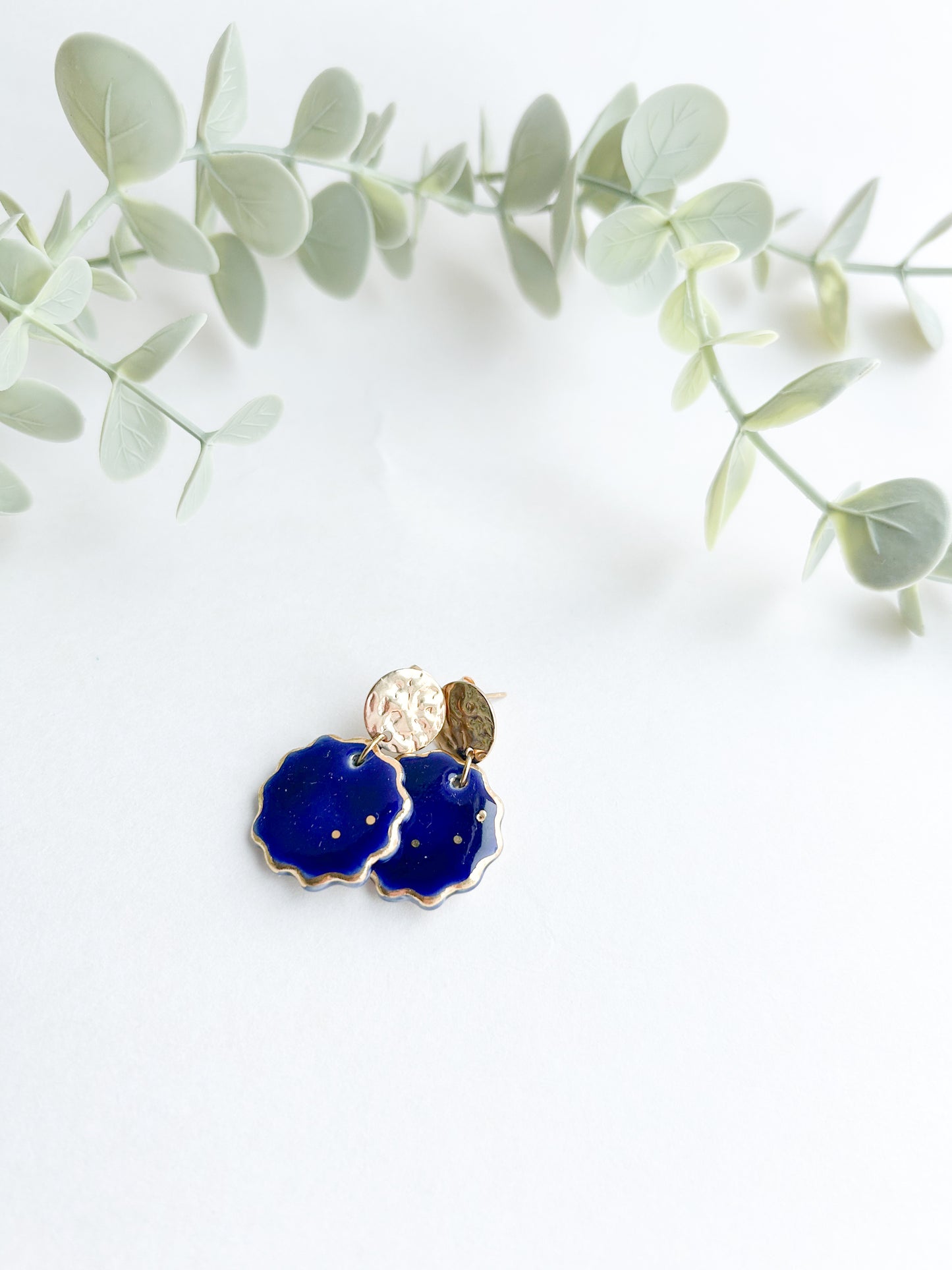NUBE EARRINGS BLUE