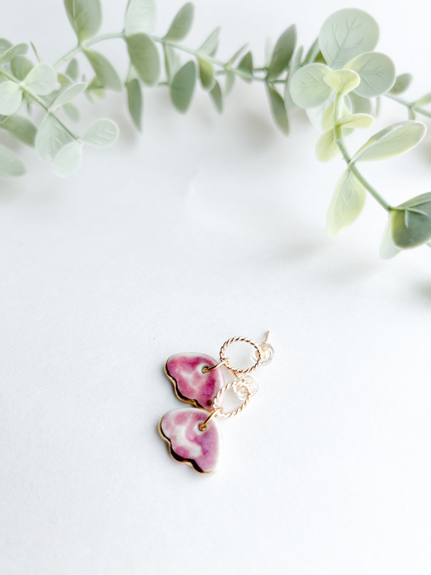 NUBE EARRINGS PINK