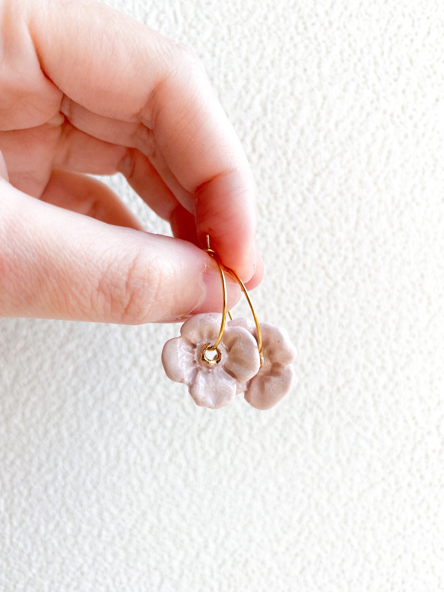 LA FLOR EARRINGS PINK