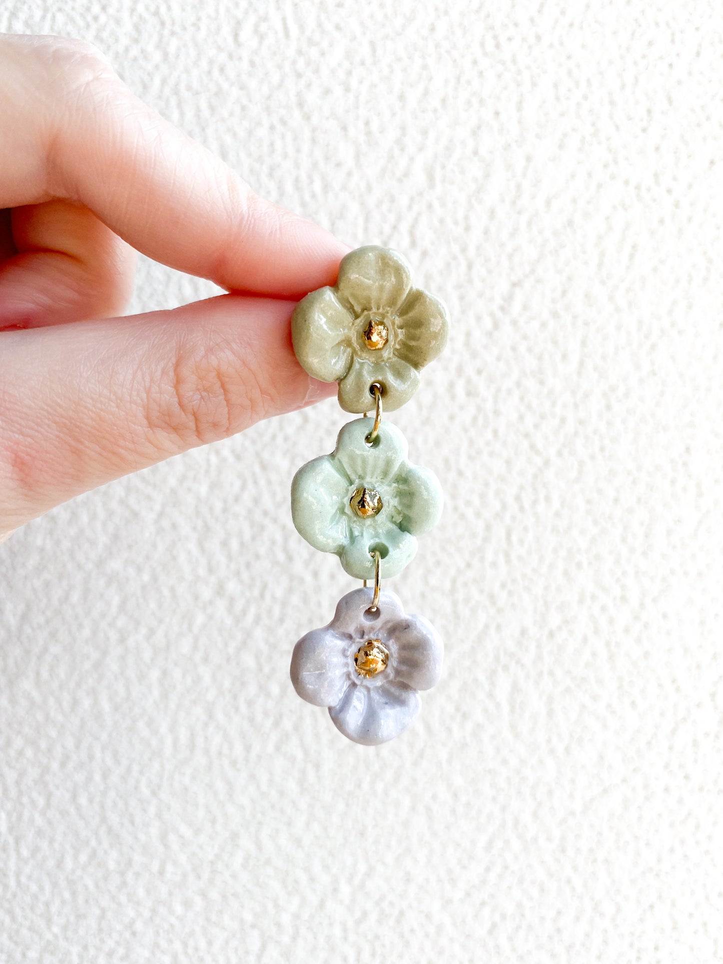 MADE TO ORDER LA FLOR EARRINGS TRIO