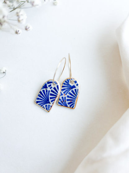 earrings, ceramic jewelry, ceramic earrings, porcelain earrings 