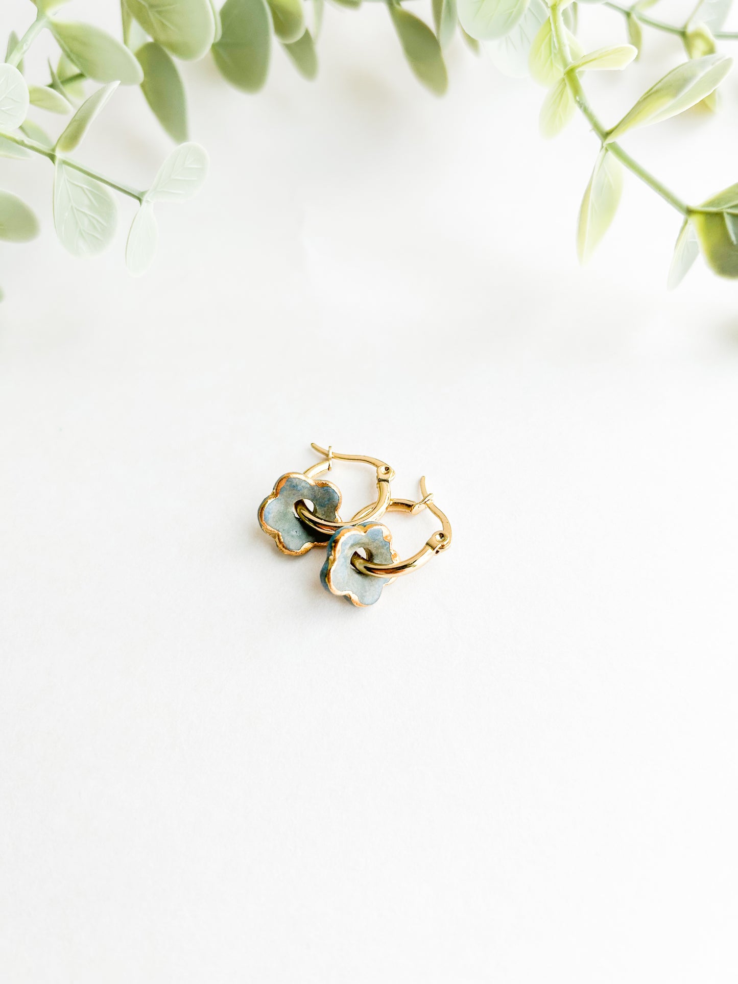 FLORCITA  EARRINGS GRIS