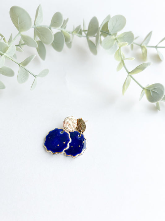 NUBE EARRINGS BLUE