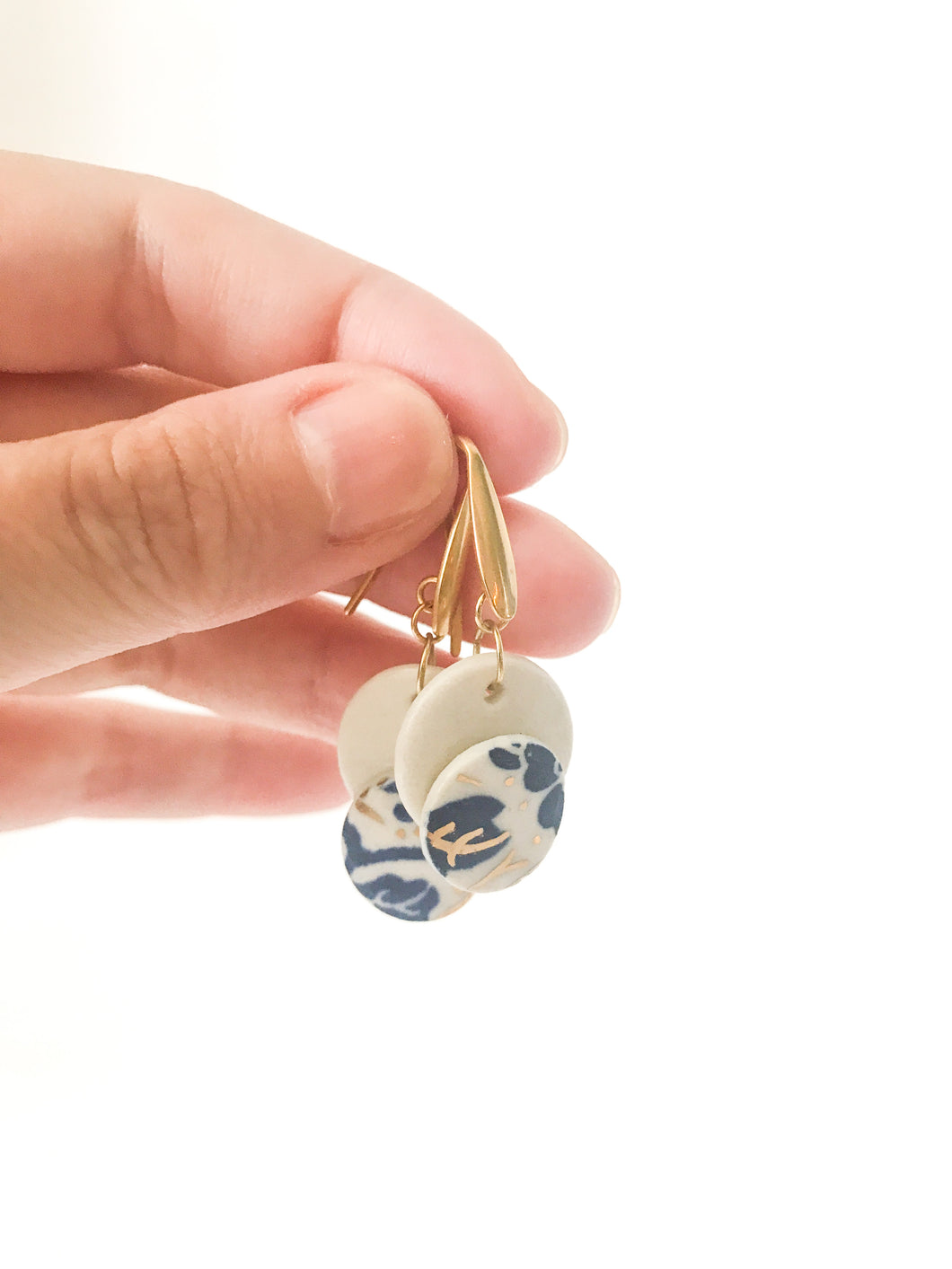 Copy of PRINT J / CERAMIC EARRINGS